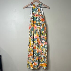 THML Multicolor Floral Midi Dress